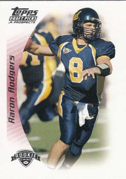 2005 Topps Draft Picks & Prospects #152 Aaron Rodgers Front