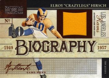 2009 Playoff National Treasures - Biography Materials #8 Elroy Hirsch Front
