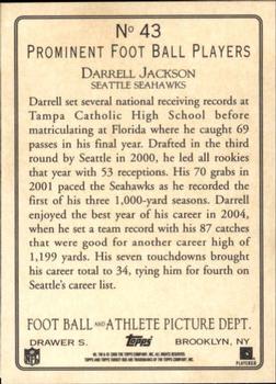 2005 Topps Turkey Red #43 Darrell Jackson Back