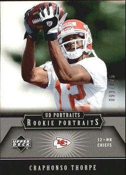 2005 Upper Deck Portraits #133 Craphonso Thorpe Front