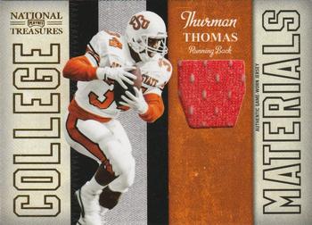 2009 Playoff National Treasures - College Material #5 Thurman Thomas Front