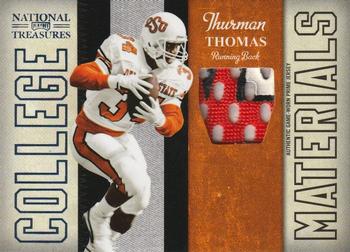 2009 Playoff National Treasures - College Material Prime #5 Thurman Thomas Front