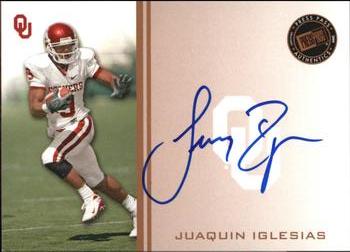 2009 Press Pass - Press Pass Signings Bronze #PPS-JI Juaquin Iglesias Front