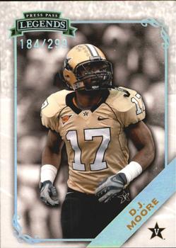 2009 Press Pass Legends - Silver Holofoil #54 D.J. Moore Front