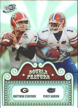 2009 Press Pass SE - Double Feature #DF-1 Matthew Stafford / Percy Harvin Front