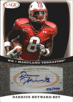 2009 SAGE - Autographs Silver #A20 Darrius Heyward-Bey Front