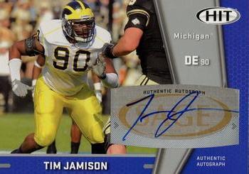 2009 SAGE HIT - Autographs Silver #A26 Tim Jamison Front