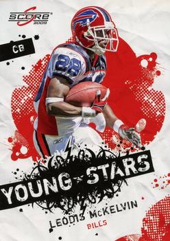2009 Score - Young Stars #14 Leodis McKelvin Front