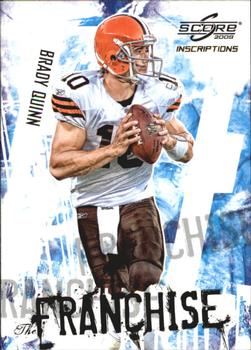 2009 Score Inscriptions - Franchise #3 Brady Quinn Front