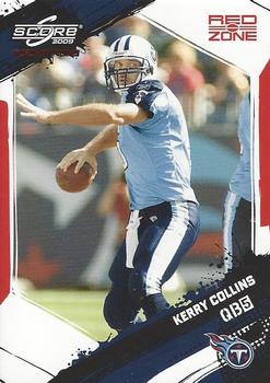 2009 Score Inscriptions - Red Zone #286 Kerry Collins Front