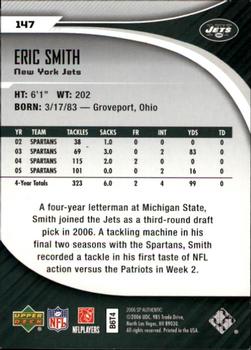 2006 SP Authentic #147 Eric Smith Back