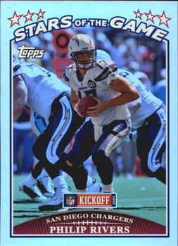2009 Topps Kickoff - Stars of the Game #SG11 Philip Rivers Front