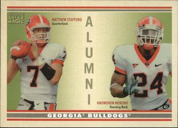 2009 Topps Magic - Alumni #AD-SM Matthew Stafford / Knowshon Moreno Front