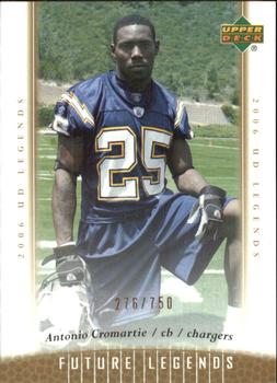 2006 Upper Deck Legends #103 Antonio Cromartie Front