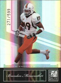 2007 Donruss Elite #115 Brandon Meriweather Front