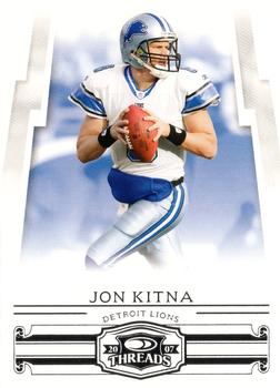 2007 Donruss Threads #16 Jon Kitna Front