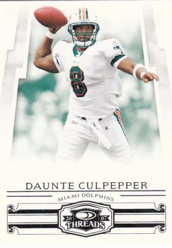 2007 Donruss Threads #97 Daunte Culpepper Front