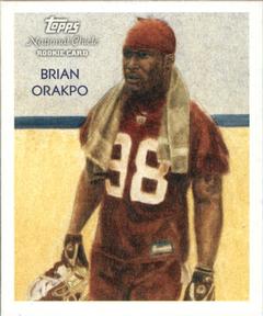 2009 Topps National Chicle - Mini Topps Back #C14 Brian Orakpo Front