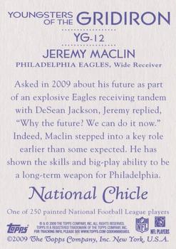 2009 Topps National Chicle - Youngsters of the Gridiron #YG-12 Jeremy Maclin Back