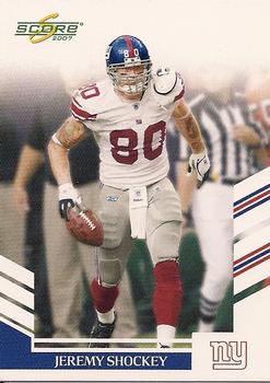 2007 Score #13 Jeremy Shockey Front