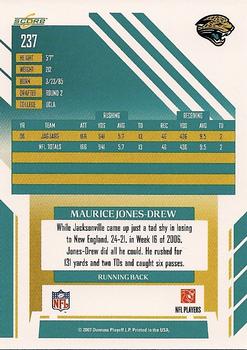 2007 Score #237 Maurice Jones-Drew Back
