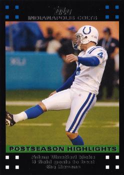 2007 Topps #439 Adam Vinatieri Front