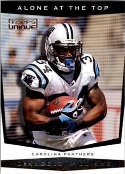 2009 Topps Unique - Alone At The Top #AT4 DeAngelo Williams Front