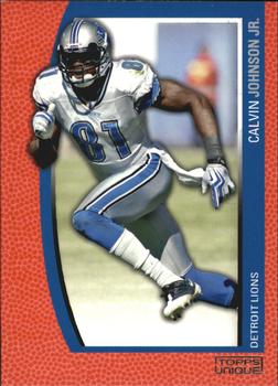 2009 Topps Unique - Red #94 Calvin Johnson Front