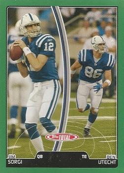 2007 Topps Total #43 Jim Sorgi / Ben Utecht Front