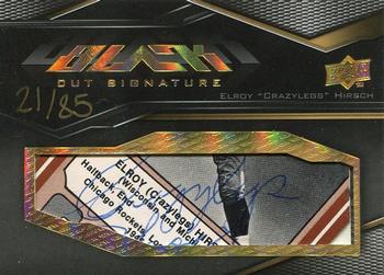 2009 UD Black - Black Cut Signatures #BC-EH Elroy Hirsch Front