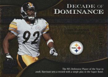 2009 Upper Deck Icons - Decade of Dominance Silver #DD-JH James Harrison Front