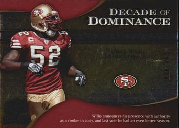 2009 Upper Deck Icons - Decade of Dominance Silver #DD-PW Patrick Willis Front