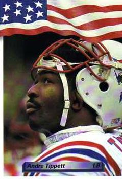 1992 All World #76 Andre Tippett Front