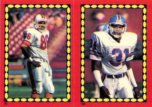 1988 Topps Stickers #20 / 182 Calvin Magee / Mike Harden Front