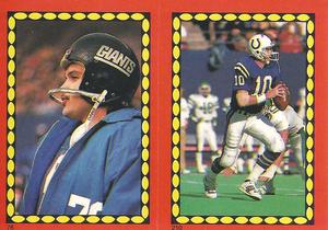 1988 Topps Stickers #76 / 210 Sean Landeta / Jack Trudeau Front