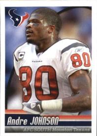 2010 Panini NFL Sticker Collection #156 Andre Johnson Front