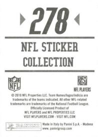 2010 Panini NFL Sticker Collection #278 Antonio Gates Back
