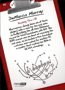 2011 Press Pass #67 DeMarco Murray Back