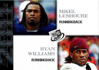 2011 Press Pass #99 Mikel Leshoure / Ryan Williams Front