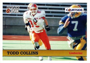 1992 Courtside Draft Pix #8 Todd Collins Front