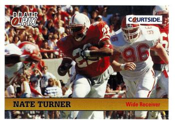 1992 Courtside Draft Pix #23 Nate Turner Front