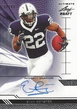 2011 Leaf Ultimate Draft #U-ER1 Evan Royster Front