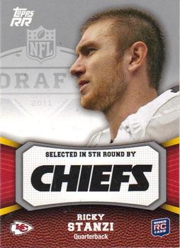 2011 Topps Rising Rookies #127 Ricky Stanzi Front