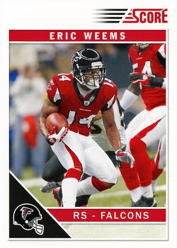 2011 Score #12 Eric Weems Front