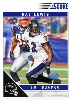 2011 Score #26 Ray Lewis Front