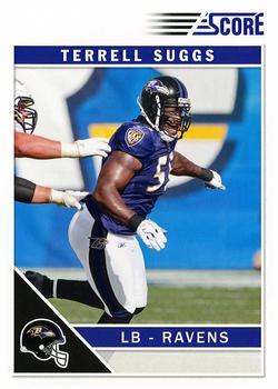 2011 Score #28 Terrell Suggs Front