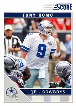 2011 Score #83 Tony Romo Front