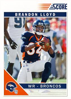 2011 Score #84 Brandon Lloyd Front