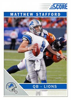 2011 Score #98 Matthew Stafford Front