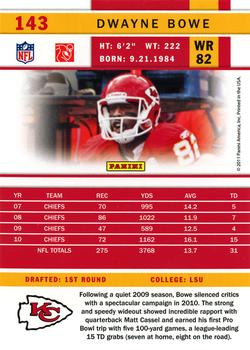 2011 Score #143 Dwayne Bowe Back